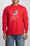 Elwood Vintage Purgatory Ski Tee In Red