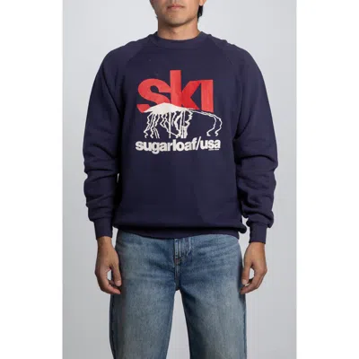 Elwood Vintage Sugarloaf Crewneck Sweatshirt In Black
