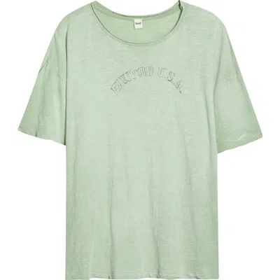 Elwood Weathered Logo Graphic T-shirt In Green