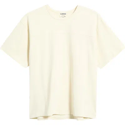 Elwood Yoke T-shirt In Egg Shell