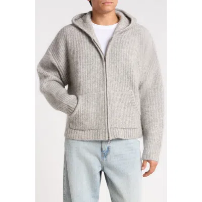Elwood Zip Hoodie In Silver