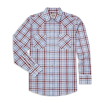 Ely Cattleman Heritage Plaid Mens Long Sleeve Western Shirt In Multi