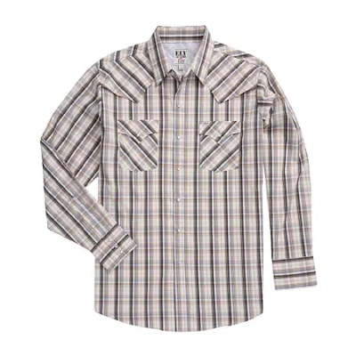Ely Cattleman Mens Long Sleeve Western Shirt In Multi