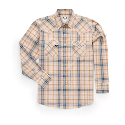 Ely Cattleman Mens Long Sleeve Western Shirt In Sand