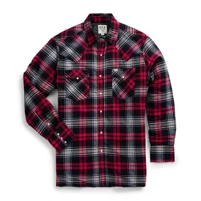 Ely Cattleman Mens Midweight Shirt Jacket In Black