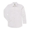 Ely Cattleman Mini Geo Print Mens Long Sleeve Western Shirt In White