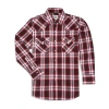 Ely Cattleman Plaid Big And Tall Mens Long Sleeve Western Shirt In Red