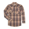 Ely Cattleman Textured Plaid Mens Long Sleeve Western Shirt In Multi