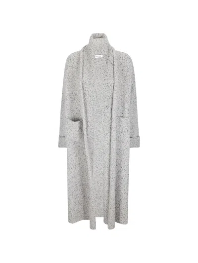 Ely Ely Camilla Marl-effect Midi Dress In Gray