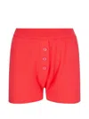 Ely Ely Matilda Button Shorts In Red
