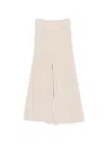 Ely Ely Ribbed-knit Cropped Trousers In Multi