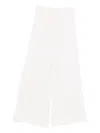 Ely Ely Stella Drawstring Knitted Trousers In White