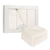 Ely's & Co. Elys And Co. Baby Towel Wash Cloth Pink 3 Pack In Cream