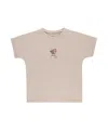 Ely's & Co. Boys' Organic Bear Collection French Terry Tee - Little Kid In Pink