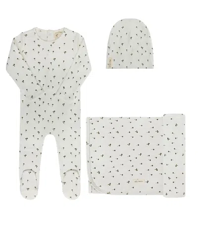 Ely's & Co. Boys' Printed Palm Trees Collection Layette Set - Baby In White