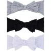 Ely's & Co. 3 Pack Headband Set In Onyx, Heather Grey & White