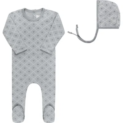 Ely's & Co. Kids'  Aurora Classics Diamond Print Collection In Gray