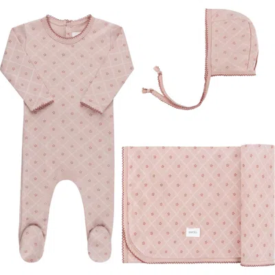 Ely's & Co. Kids'  Aurora Classics Diamond Print Collection In Pink