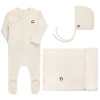 Ely's & Co. Kids'  Aurora Classics Embroidered Cherry Collection In Neutral