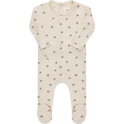 Ely's & Co. Kids'  Aurora Classics Modal Cherry Print Collection Footie In White