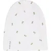 Ely's & Co. Kids'  Baby Cotton Ribbed Beanie In Ivory/sage Berry