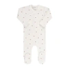 Ely's & Co. Baby Cotton Ribbed Zipper Footie