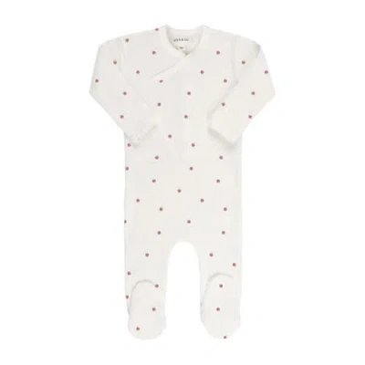Ely's & Co. Kids'  Baby Cotton Ribbed Zipper Footie