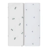 Ely's & Co. Waterproof Bassinet Sheet Set In Blue Berry