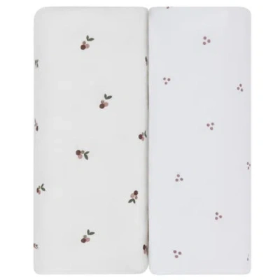 Ely's & Co. Waterproof Bassinet Sheet Set In Lavender Berry