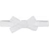 Ely's & Co. Baby Lace Trim Pointelle Headband In White
