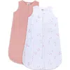 Ely's & Co. Baby Wearable Blanket In Dusty Rose Stars