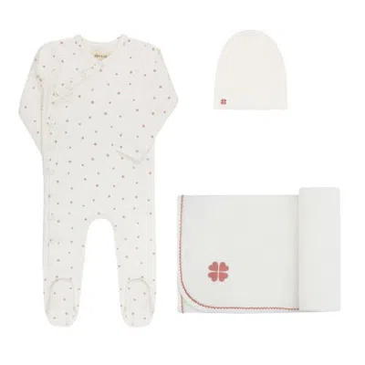 Ely's & Co. Kids'  Clover Print Collection In White