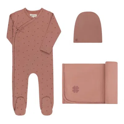 Ely's & Co. Kids'  Clover Print Collection In Brown