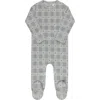 Ely's & Co. Kids'  Cotton Floral Plaid Collection In Gray