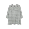 Ely's & Co. Kids'  Cotton Floral Plaid Collection In Gray