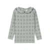 Ely's & Co. Kids'  Cotton Floral Plaid Collection In Gray