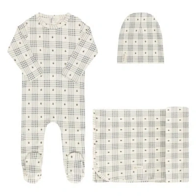 Ely's & Co. Kids'  Cotton Floral Plaid Collection In Multi