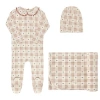 Ely's & Co. Kids'  Cotton Floral Plaid Collection In Multi