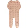 Ely's & Co. Kids'  Cotton Floral Plaid Collection In Pink