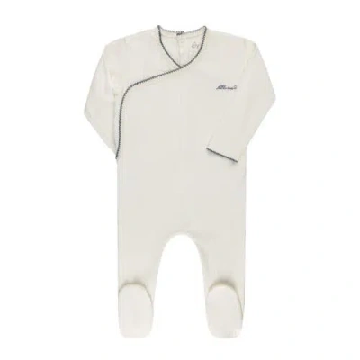 Ely's & Co. Cotton Little One Collection In Ivory/blue