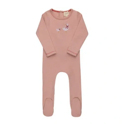 Ely's & Co. Kids'  Cross Stitch Duckling Collection In Pink