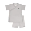 Ely's & Co. Kids'  Embroidered Cherry Collection In Gray
