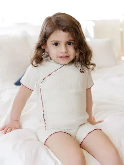 Ely's & Co. Embroidered Cherry Collection In Multi