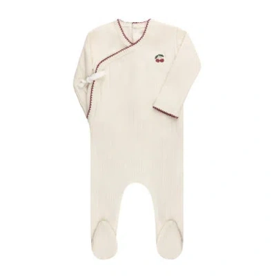 Ely's & Co. Kids'  Embroidered Cherry Collection In Metallic