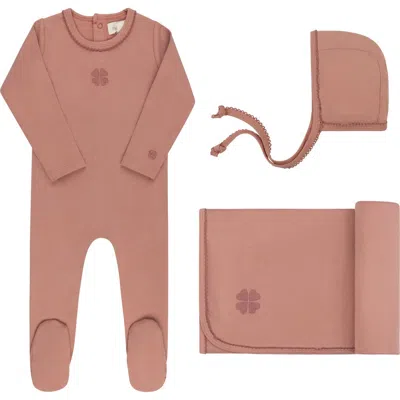 Ely's & Co. Kids'  Embroidered Clover Collection In Pink
