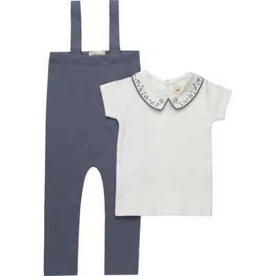 Ely's & Co. Kids'  Embroidered Collar Collection In Blue