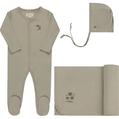 Ely's & Co. Babies'  Embroidered Collar Collection In Green