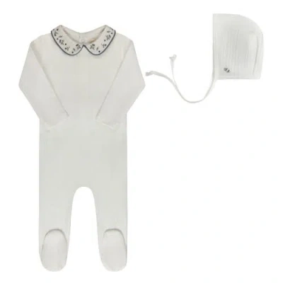 Ely's & Co. Kids'  Embroidered Collar Collection In Neutral
