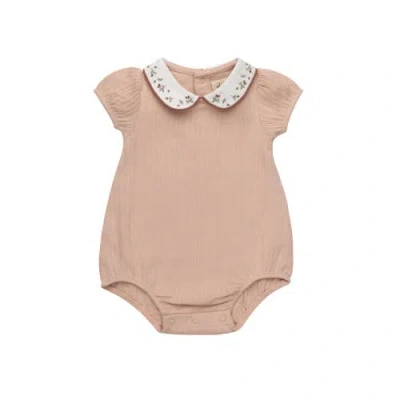 Ely's & Co. Kids'  Embroidered Collar Collection In Pink