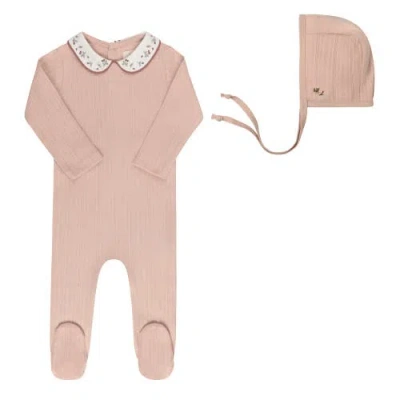 Ely's & Co. Kids'  Embroidered Collar Collection In Pink